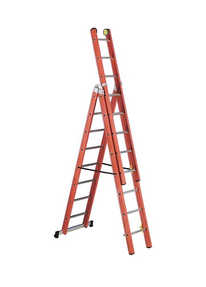 [SVETS310] SVELT V3 3-section fibreglass reform ladder 8 to 14 rungs (3x8 rungs 5,77 m 20,7 kg)