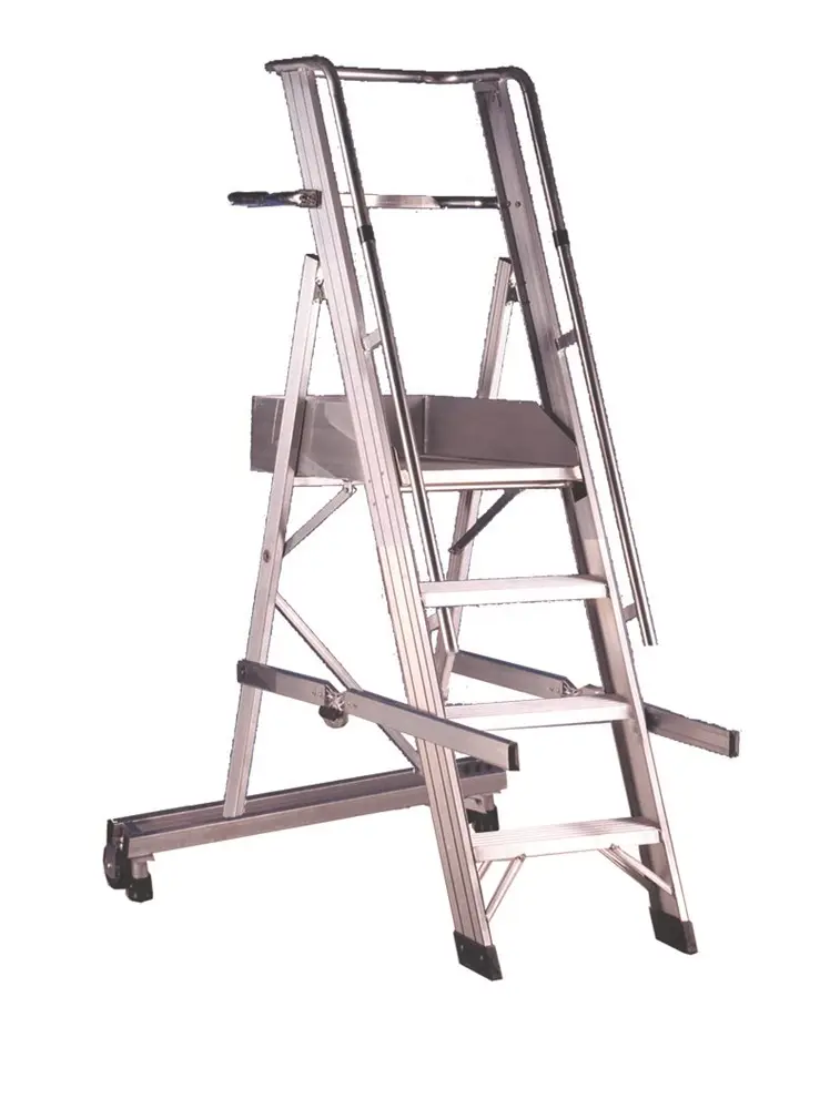 SVELT Castellana Mobile Platform stepladder 4 to 15 steps up to 3.90 m