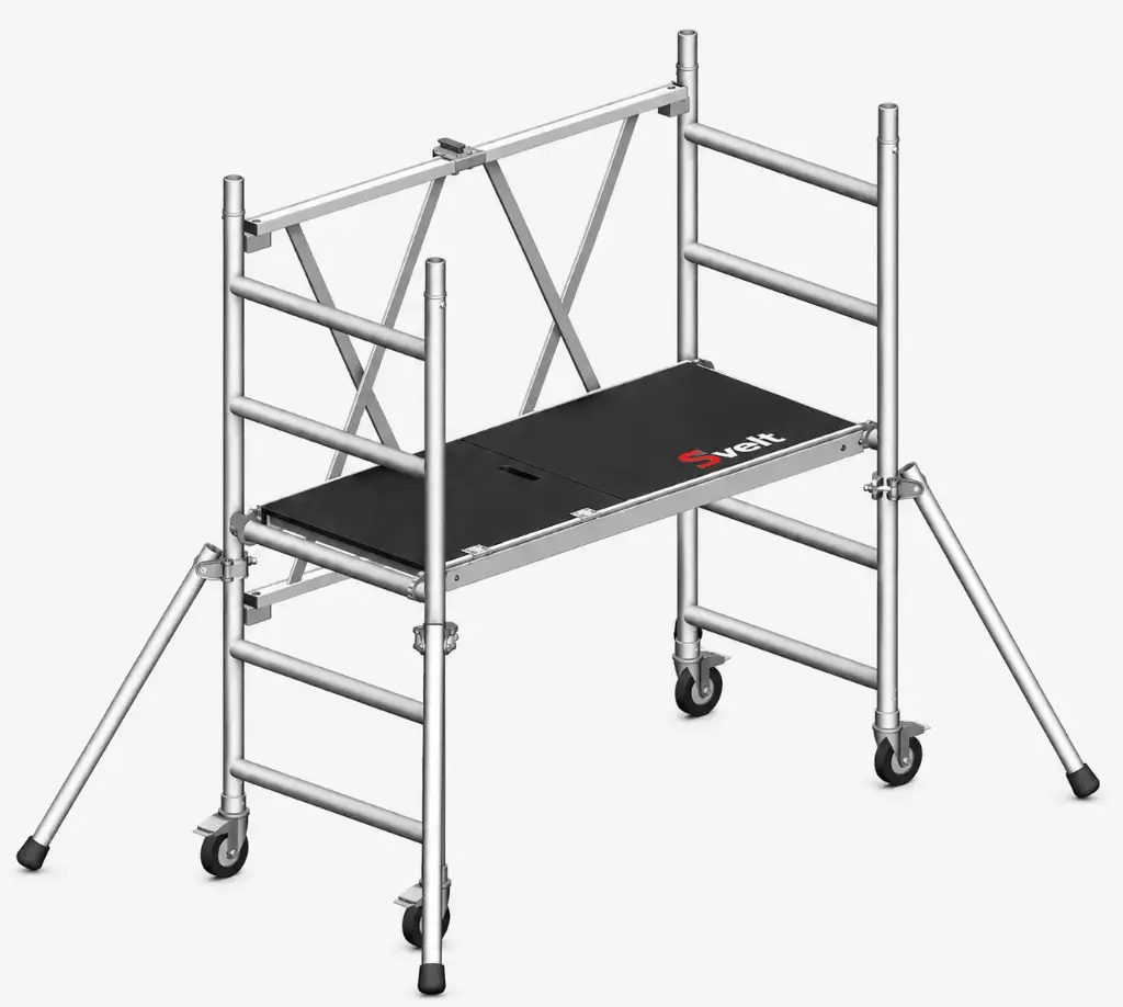 [AROLLP0170SN] SVELT Roller Plus S Mobile Scaffold Tower 1.60 × 0.75 m | Platform Length 1.40 m | Working Height 7.76 m (Steiger hoogte 1,70 m)
