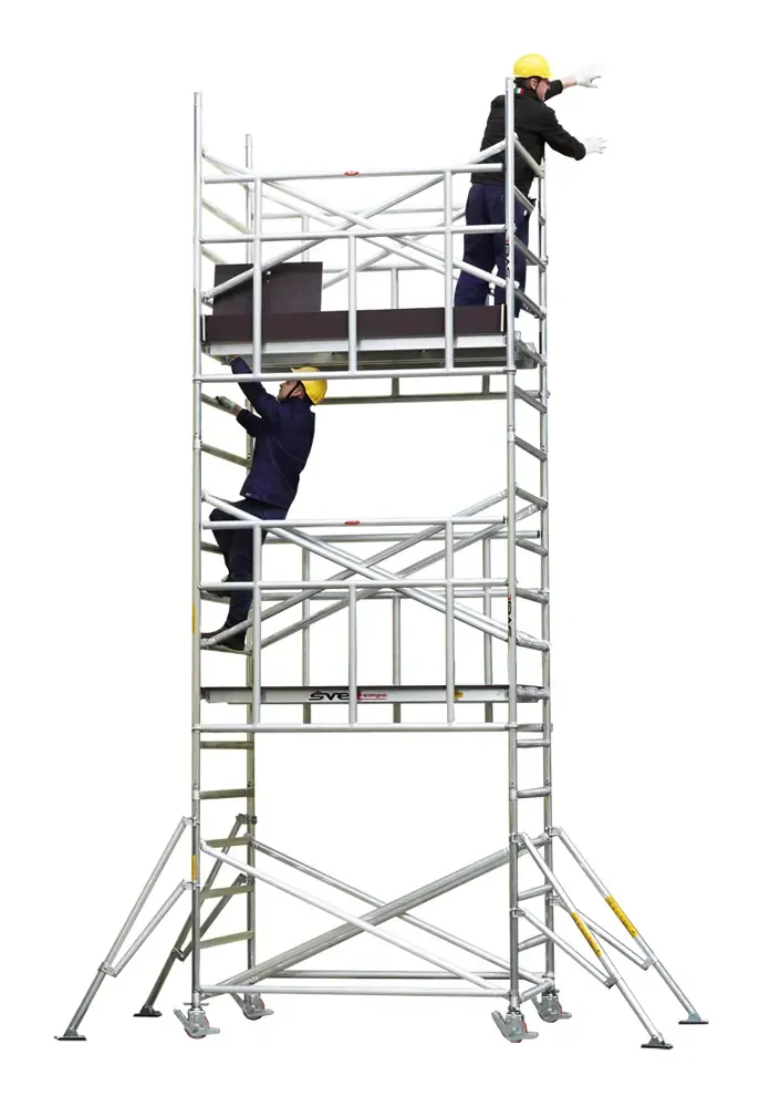 SVELT Tempo Safe L Fahrgerüst 2,00 x 1,35 m | Plattformlänge 2,00 m | Gerüsthöhe 10,76 m
