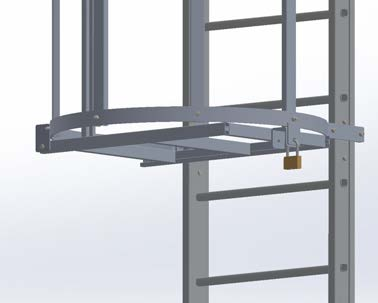 [SGCANCANTENR] SGCANCANTENR - SVELT Barrière d'escalier en cage avec serrure