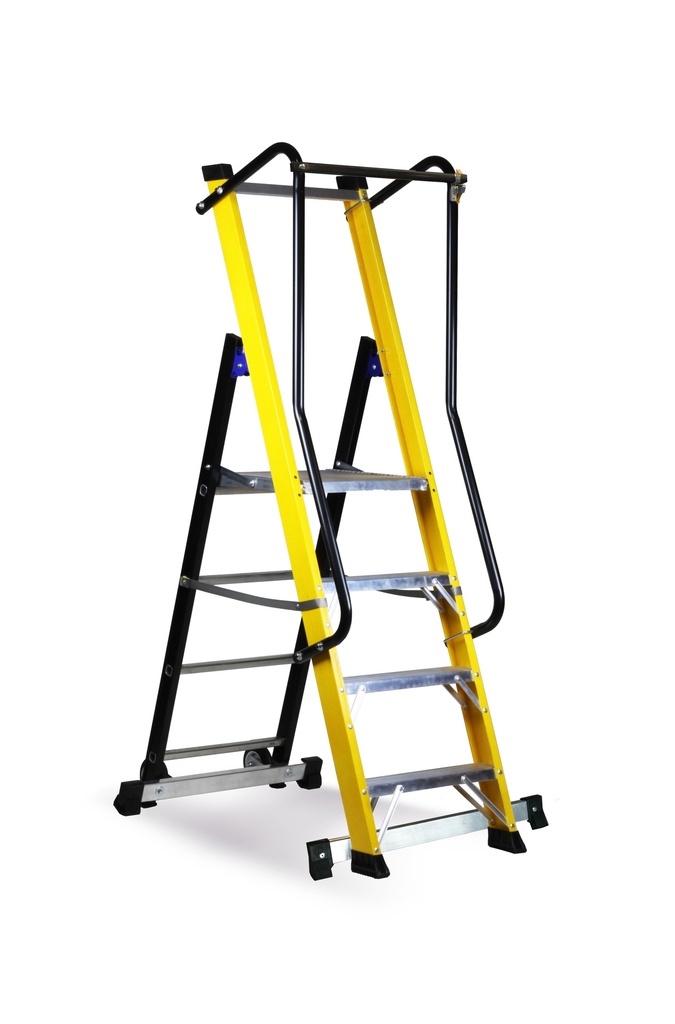 [SMOBYF103] SVELT Moby Fibra Glasfaser Treppe mit Geländerschutz 3 bis 8 studen (3 stufen 0,76 m 14,5 kg)